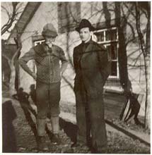 Emanuel s vnukem Pavlem, 1943